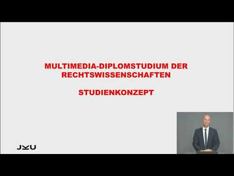 Informationsveranstaltung Multimedia Diplomstudium der Rechtswissenschaften