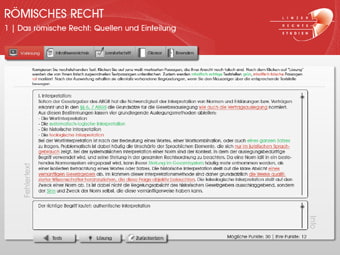 Screenshot Fehlertext-Test DVD Roemisches Recht Screenshot Fehlertext-Test DVD Roemisches Recht